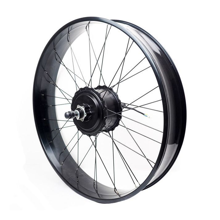 dirwin bike rear wheel kit with spokes black and motor included