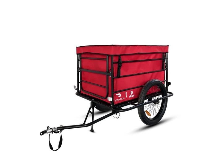 doordash dirwin delivery electric bike cargo trailer