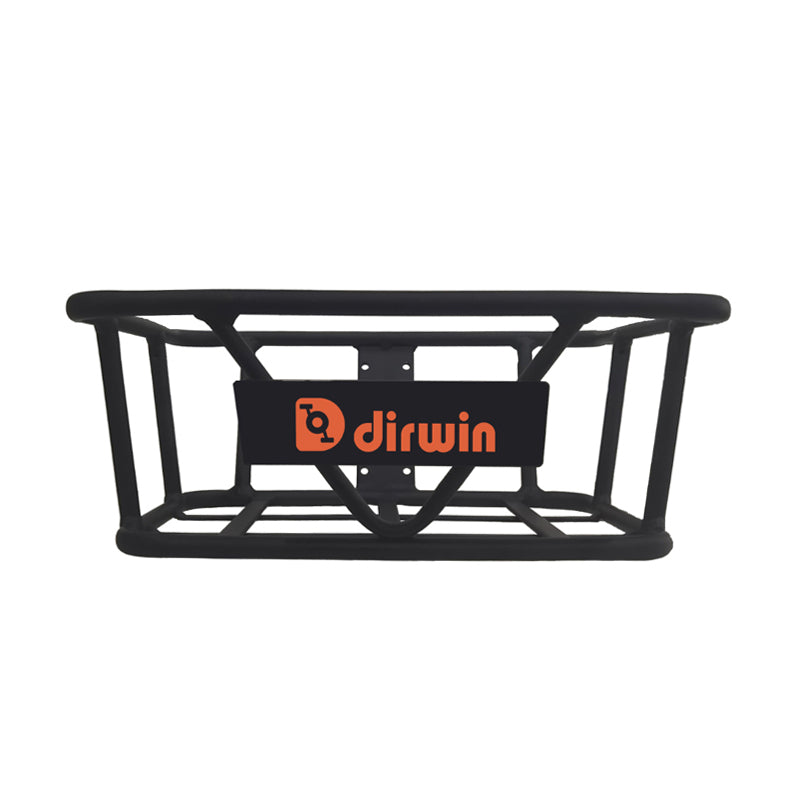 Dirwin Bike Front-Mounted Basket for electric bikes pioneer pacer black with aluminum material