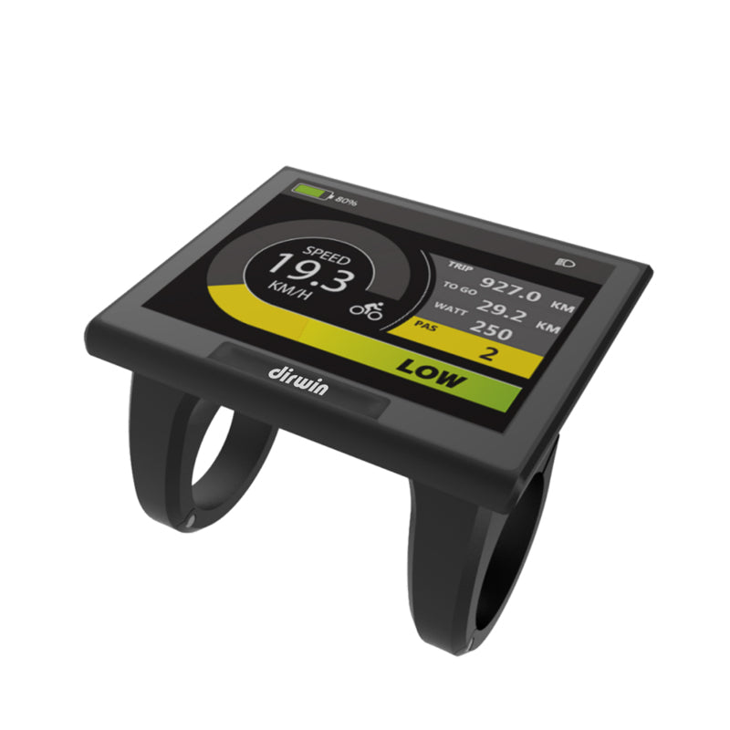 Dirwin LCD Display, Multi-function color display, 5 power mode.Power display, speed display,VKT, gear display and so on.  Applicable models: Seeker / Pioneer