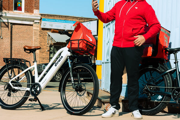 How to Set Up Your DoorDash Delivery Gear on Your New Dirwin Pacer Lite E-Bike