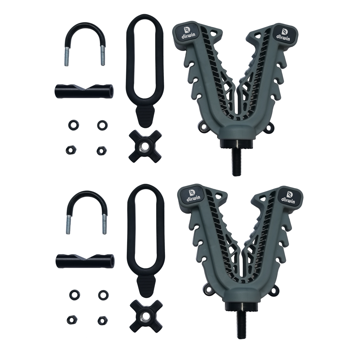 Bicycle Rifle Rack Handlebar Dirwin Bike Gun & Bow Rack