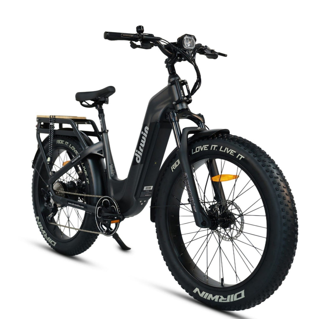 fatbike e-bike fully Pioneer 2 Long Range Electric Bike | 750W, 120-Mile Range