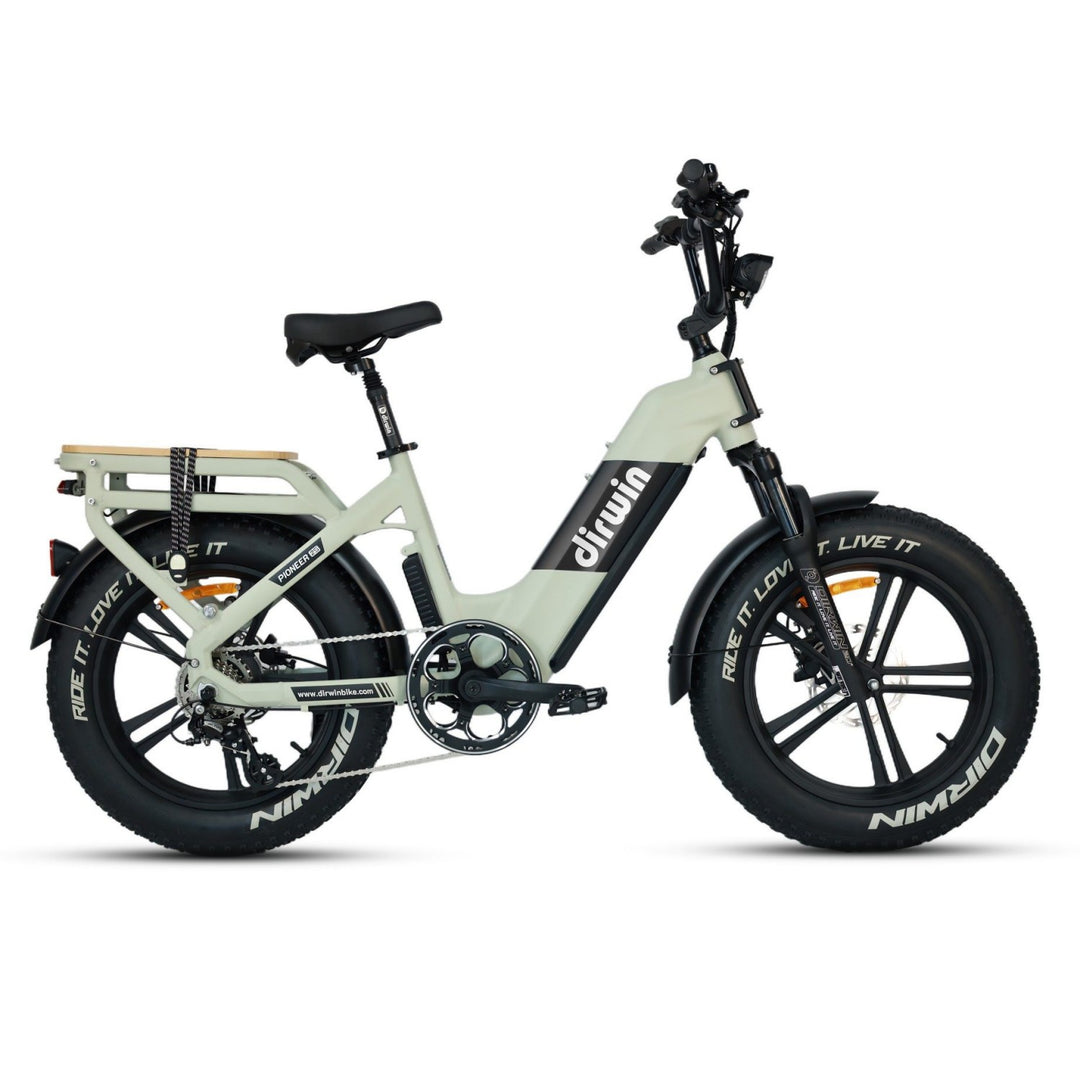 electric powered bicycle Heybike Saturn Moped Style Ebike 180mm dual disc brakes Performance ALSO TM-B