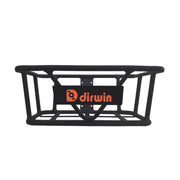 Dirwin Bike Front-Mounted Basket,Material: Aluminum Dimensions : L 14.3" x W 12.2" x H 6.0" Applicable ： Seeker / pioneer Maxload: 35lbs Weight: 1kg